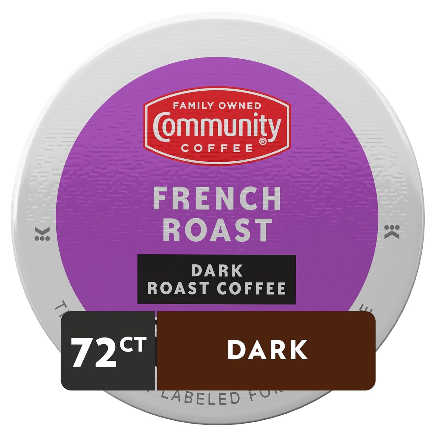 French Roast 72 Count Coffee Pods, Extra Dark Roast, Compatible with Keurig 2.0 K-Cup Brewers, 12 Count (Pack of 6)