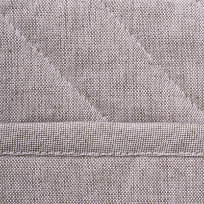 100% Cotton Solid Chambray Kitchen Set, Potholders, Stone, 2 Piece