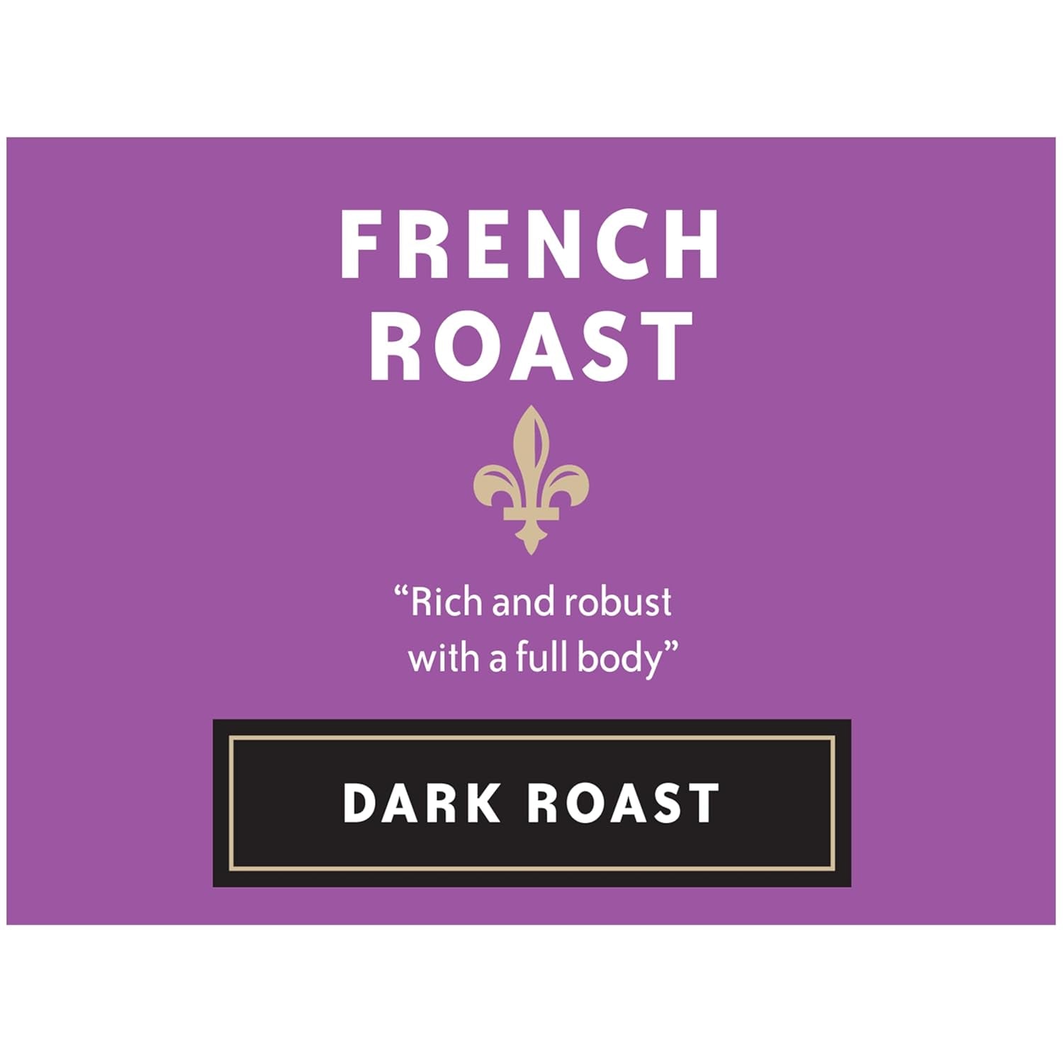 French Roast 72 Count Coffee Pods, Extra Dark Roast, Compatible with Keurig 2.0 K-Cup Brewers, 12 Count (Pack of 6)