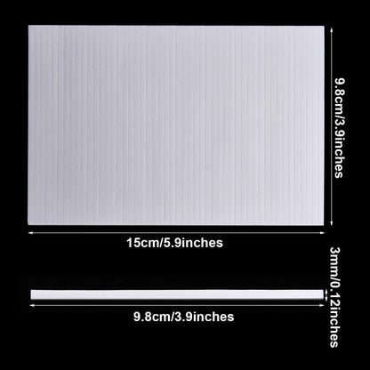 1000 Pieces Foam Sticky Strips Double Sided Dual-Adhesive 3D Foam Tapes Foam Pop Strips Adhesive Mount for Shaker Card Scrapbooking, 20 Sheets (3.9 Inch)